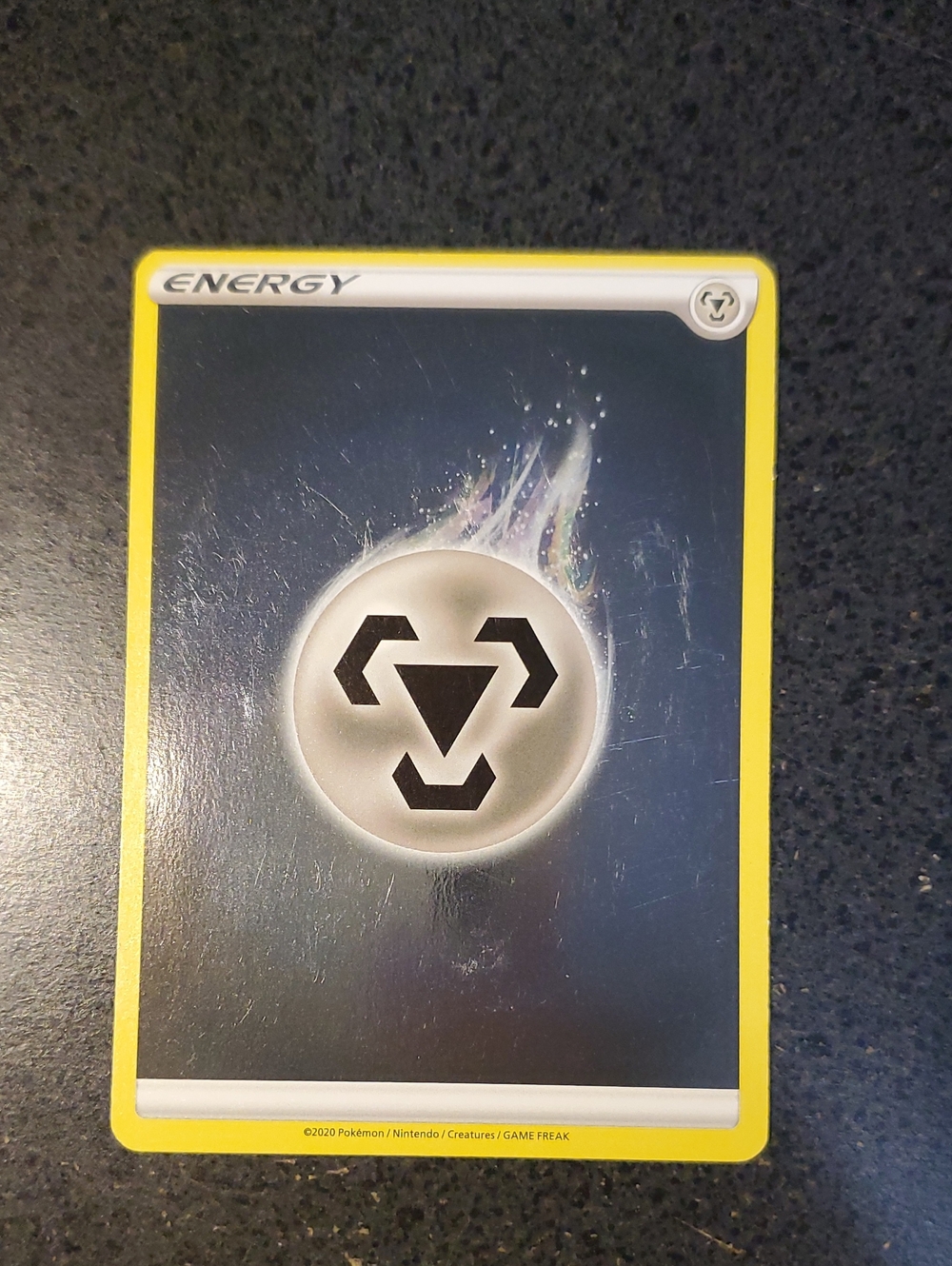 Neutral Energy Card - Yellow Border